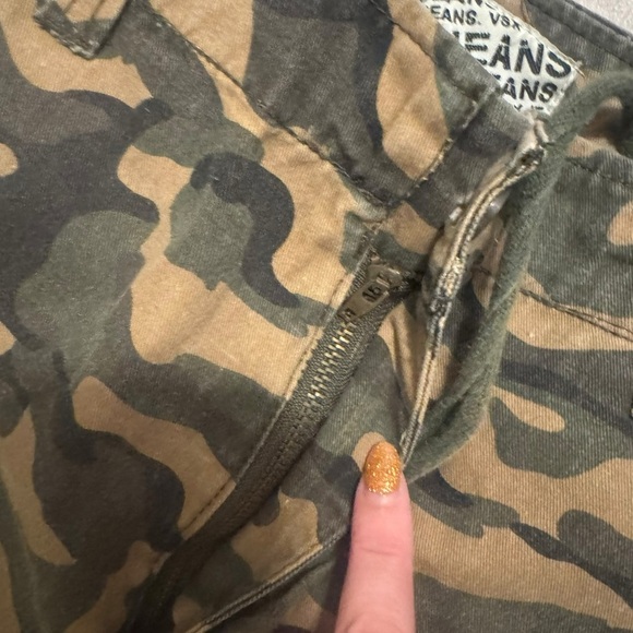 Victoria Secret VSX Y2K Camo 100% Cotton Utility Military Pants Sz 30 Cargo Army - Picture 12 of 15